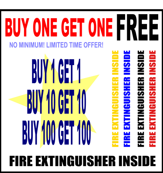 Copy of Fire Extinguisher Inside Decal (Buy one get one Free)